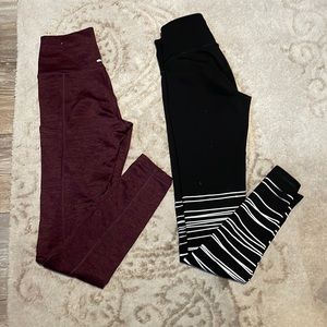 Lot two pairs of leggings gently worn